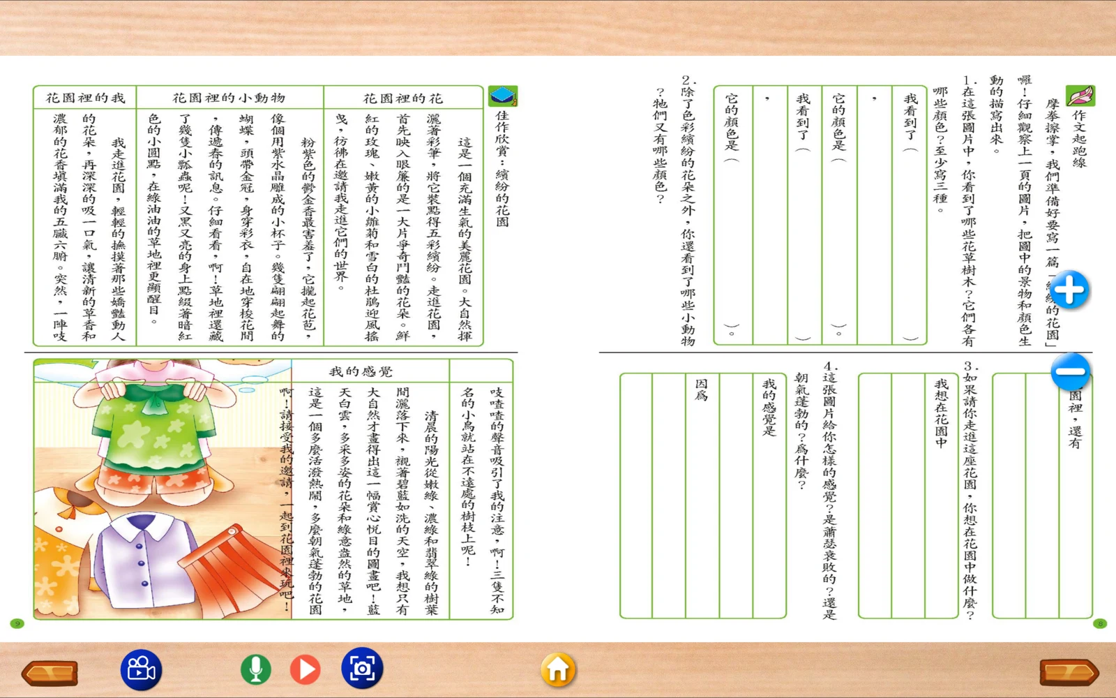 W9 讀本作文起跑線與繽紛的花園佳作欣賞