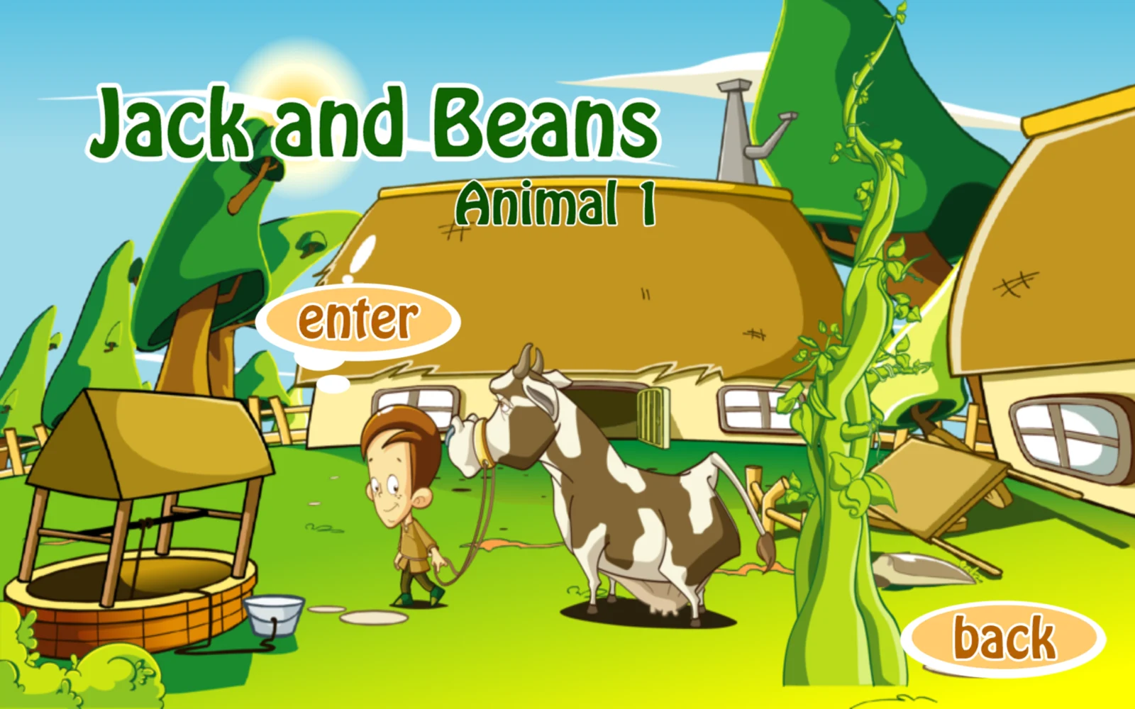 Jack and Beans Animal 1 的 enter 與 back 入口