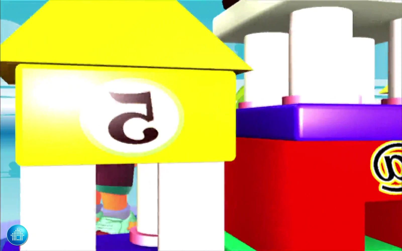 喬登兒童英文歌曲 1 登入後的 3D 歌曲畫面