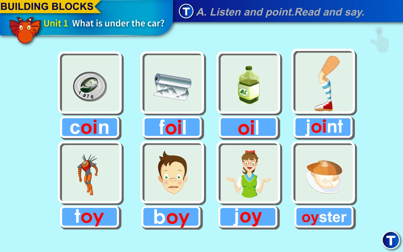 Jack of English 4 登入後的 Building Blocks 內容