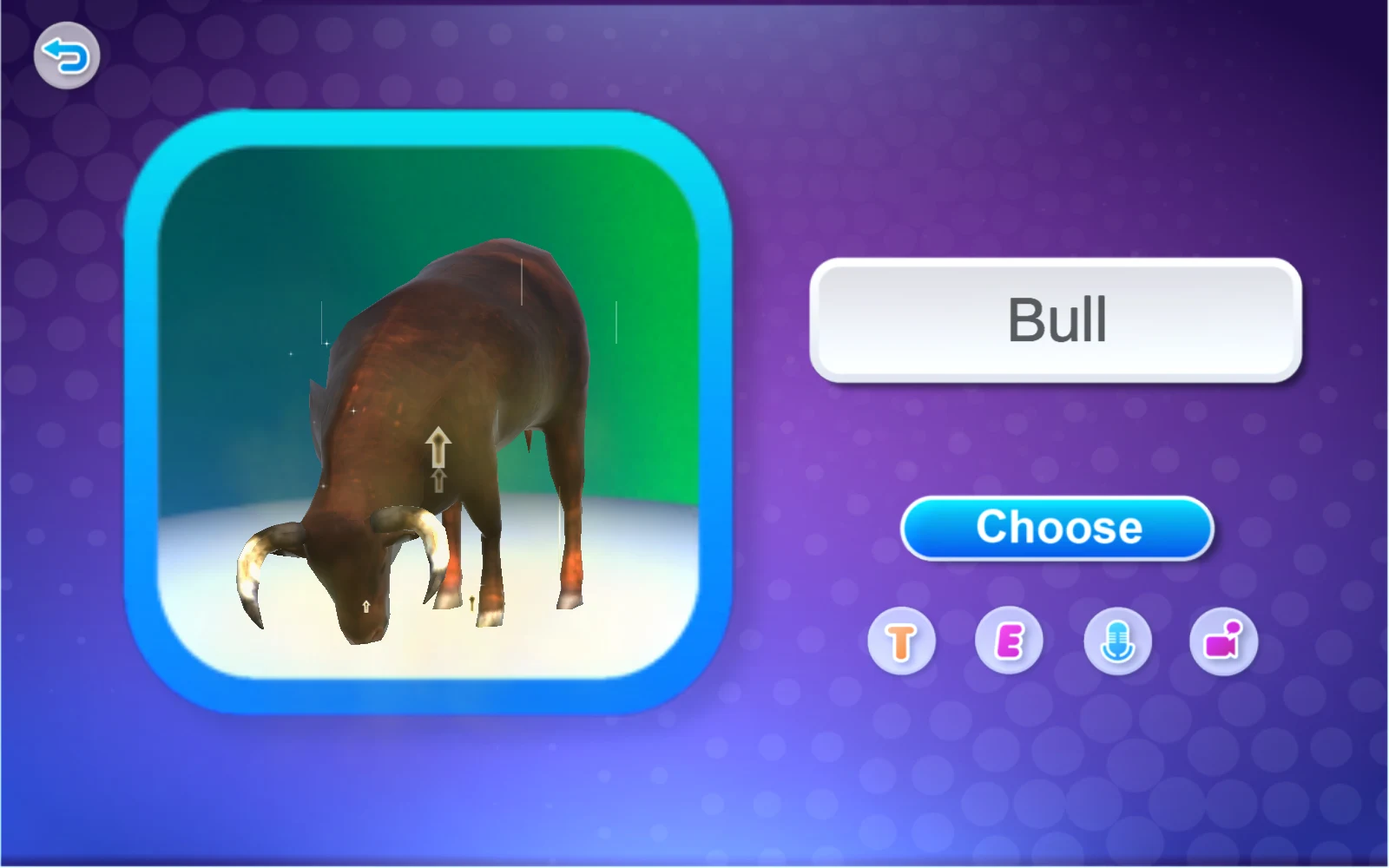 Bull名稱與Choose按鈕