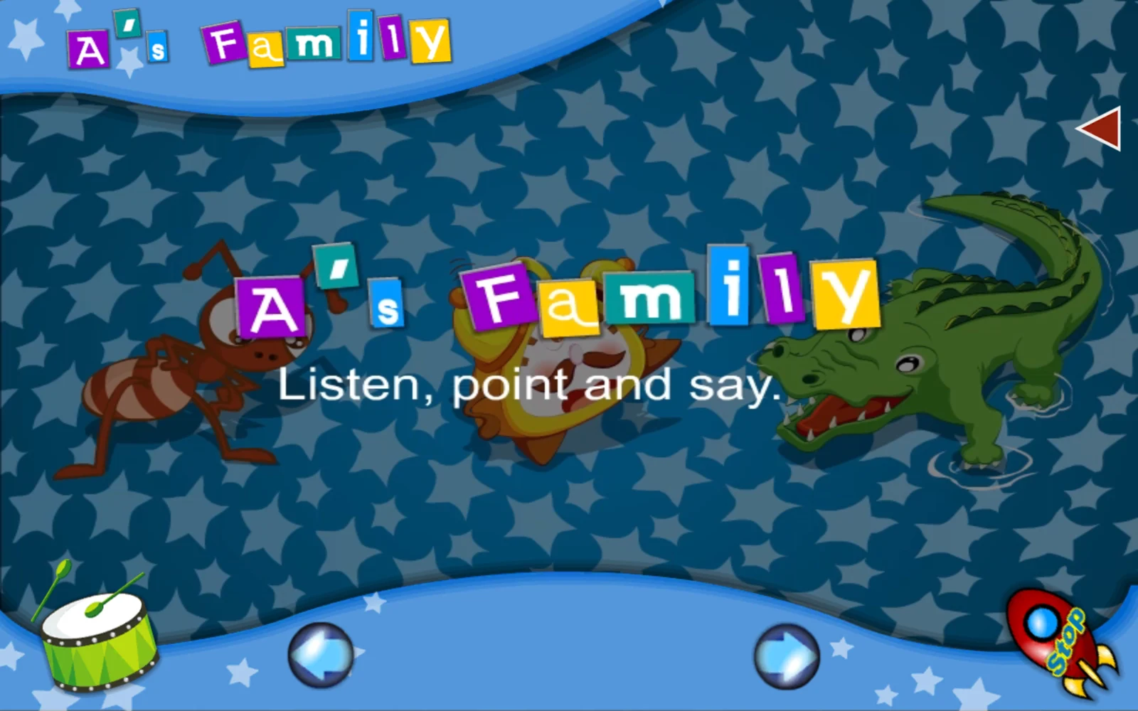 學習 ABC R 系列：先看 Listen, point and say. 的練習提示。