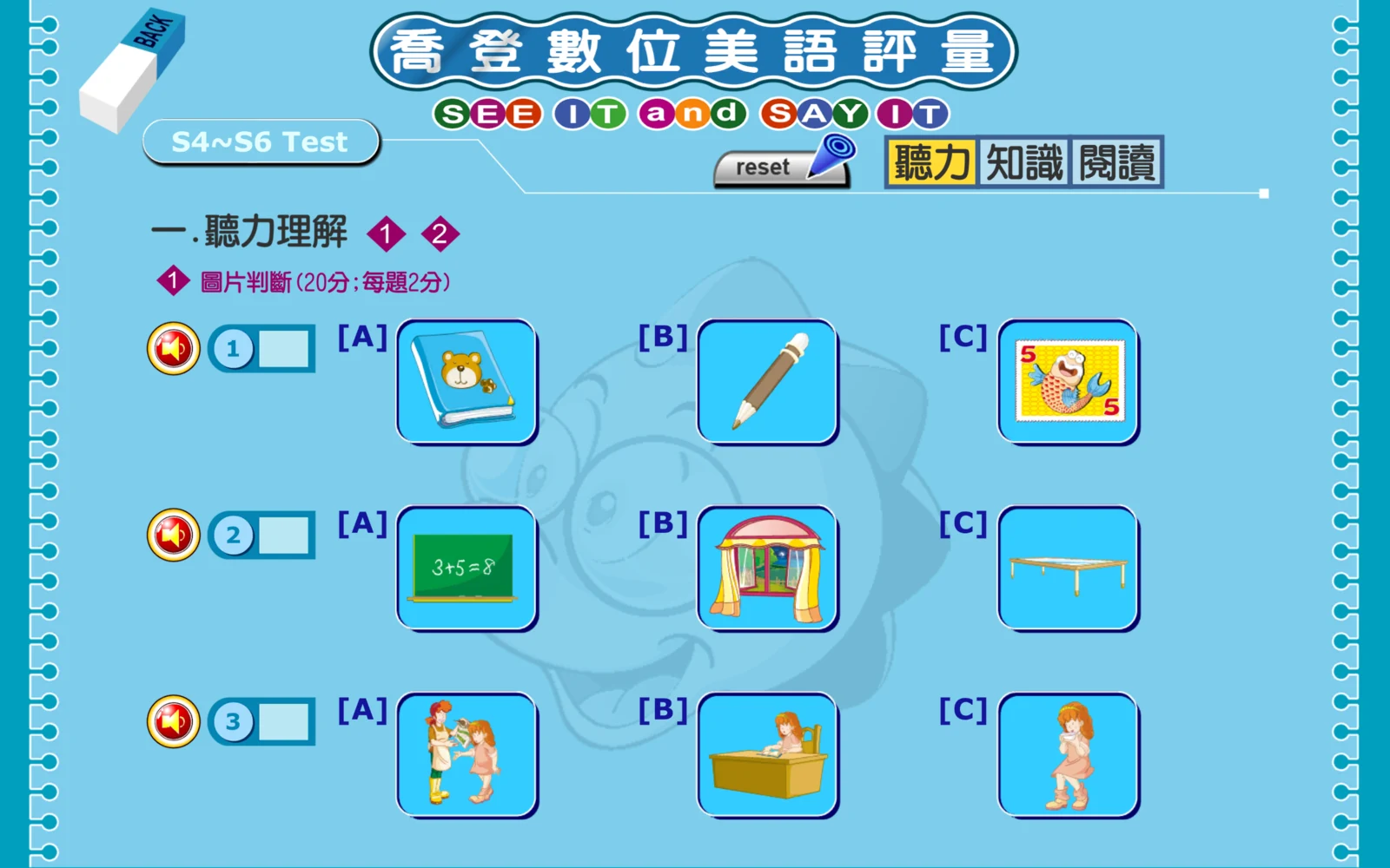 S4～S6 的聽力題目與題型入口