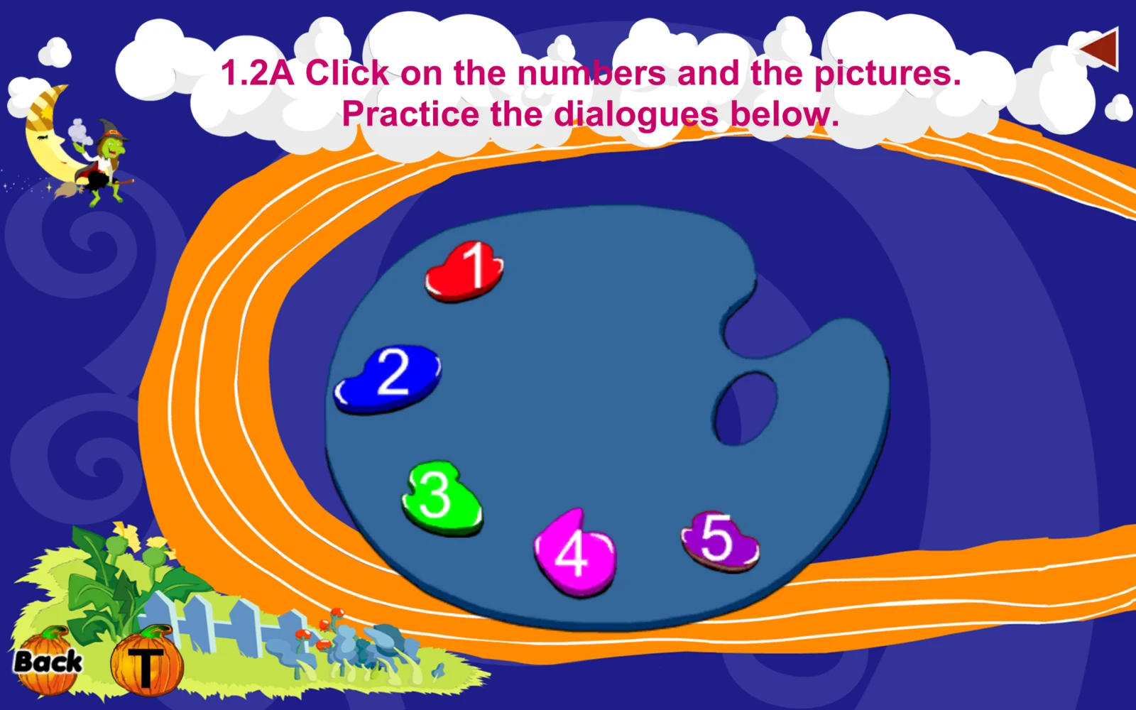 S5 Activities 1.2A 數字分段對話練習畫面