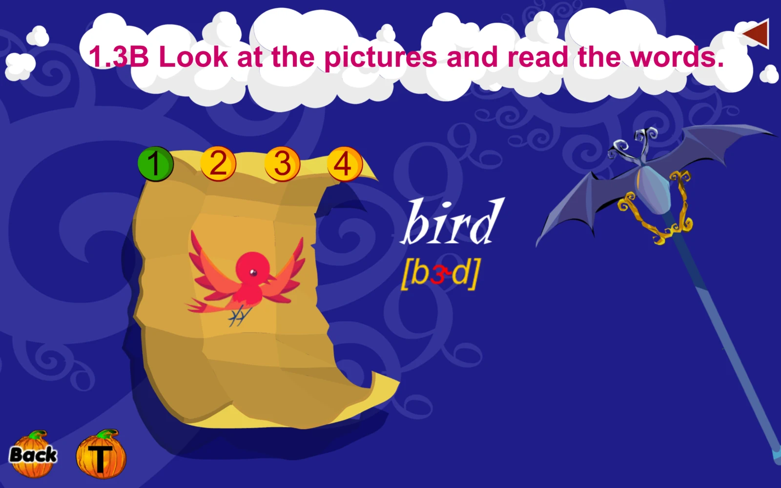 S6 Activities 1.3B bird 看圖讀字練習