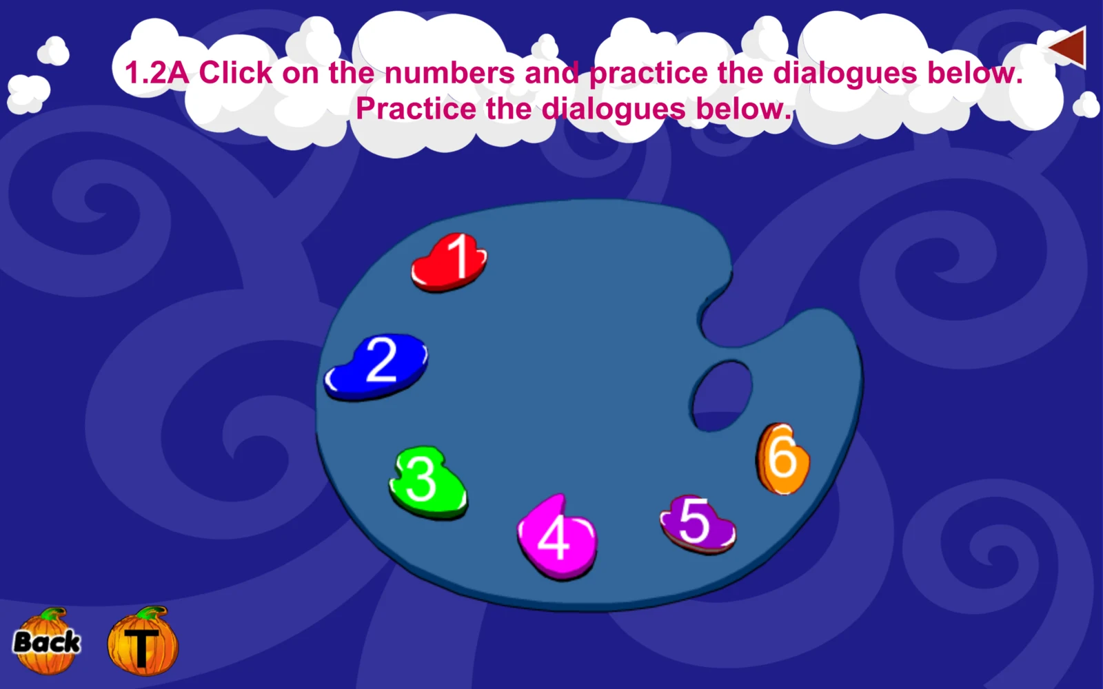 S6 Activities 1.2A 數字分段對話練習畫面