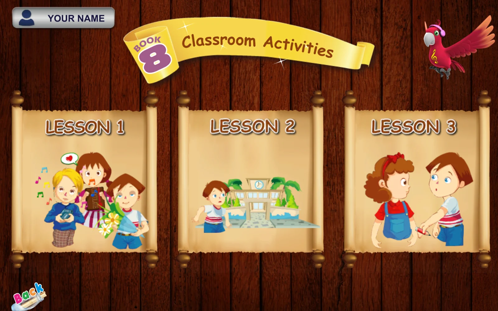 喬登美語 S8 Activities 課次選單