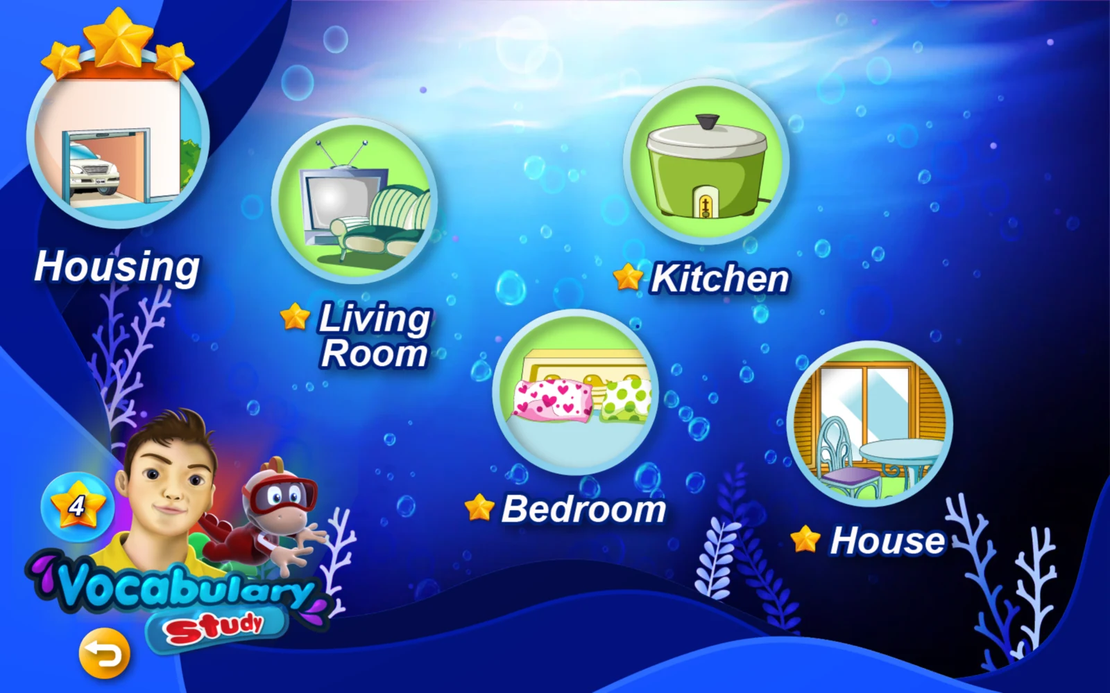 外師教單字 4：Housing：這次選 Living Room，認識客廳裡的物品。